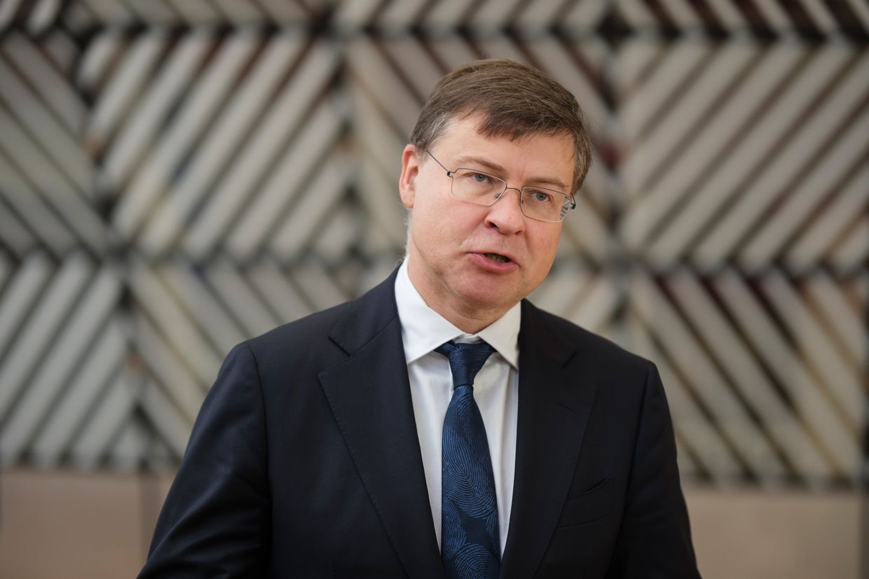 EU Executive Vice President Valdis Dombrovskis.
