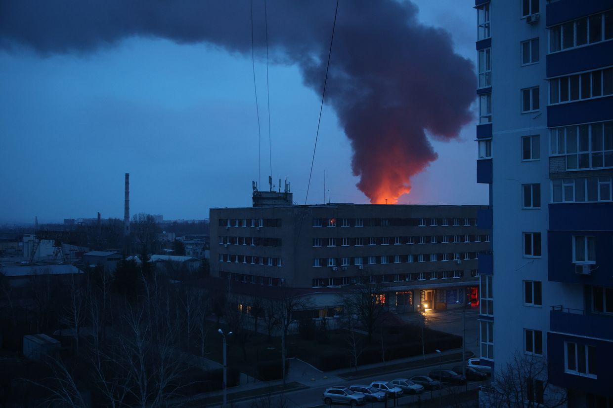 Russian attack in Kharkiv injures man