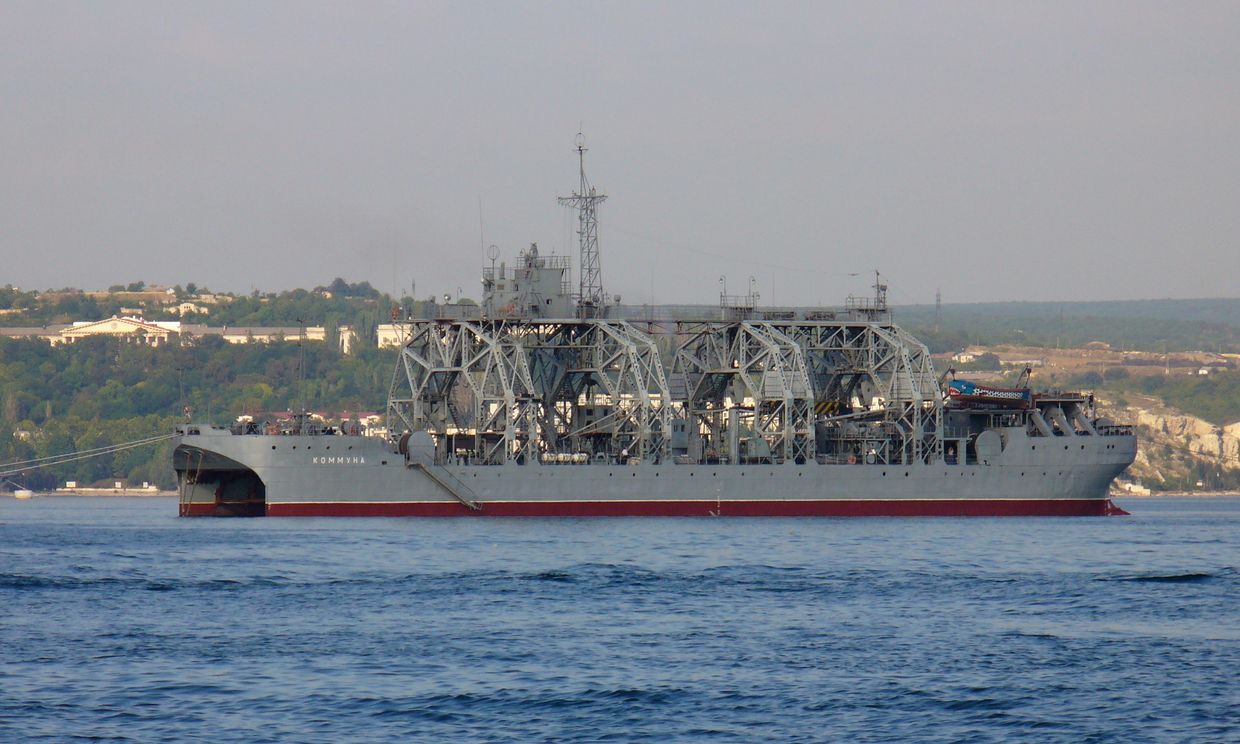 Update: Ukraine's Navy confirms Russian ship Kommuna hit in Sevastopol