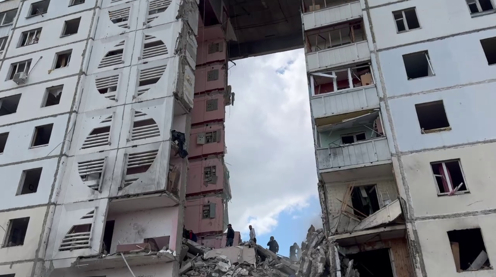 Russia seeking to blame Ukraine after apartment building collapses in Belgorod (UPDATED)