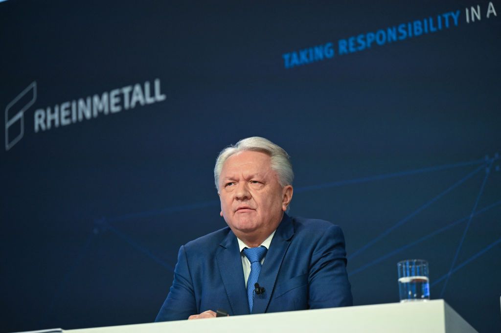 Europe at 'kids' table' in talks on Ukraine, Rheinmetall chief says