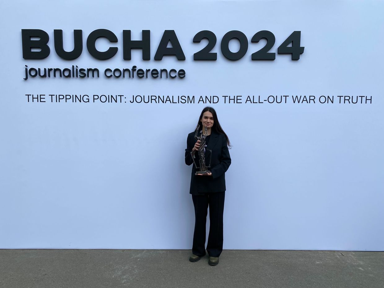 Kyiv Independent's 'Uprooted' investigation wins Bucha Journalism Conference Prize