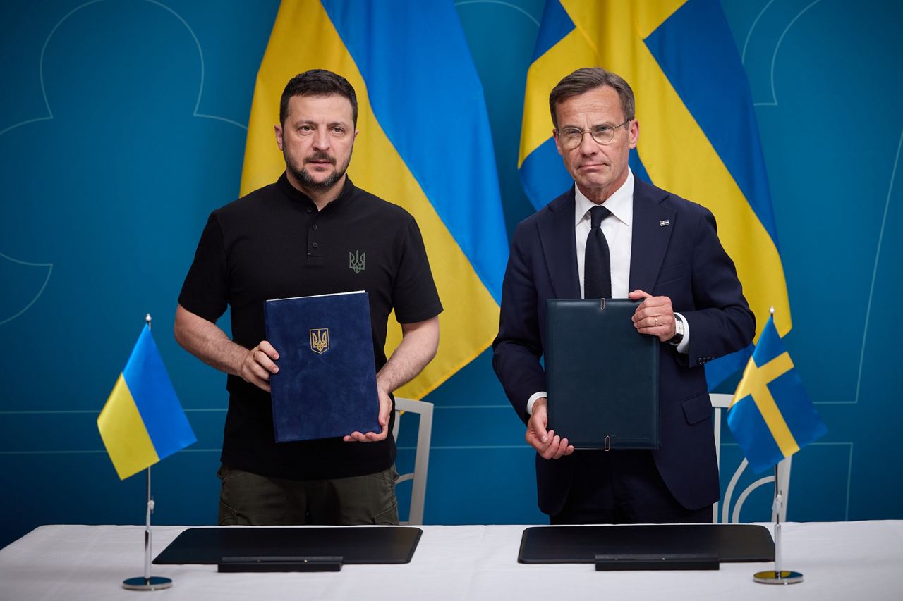 Ukraine, Sweden sign long-term security agreement