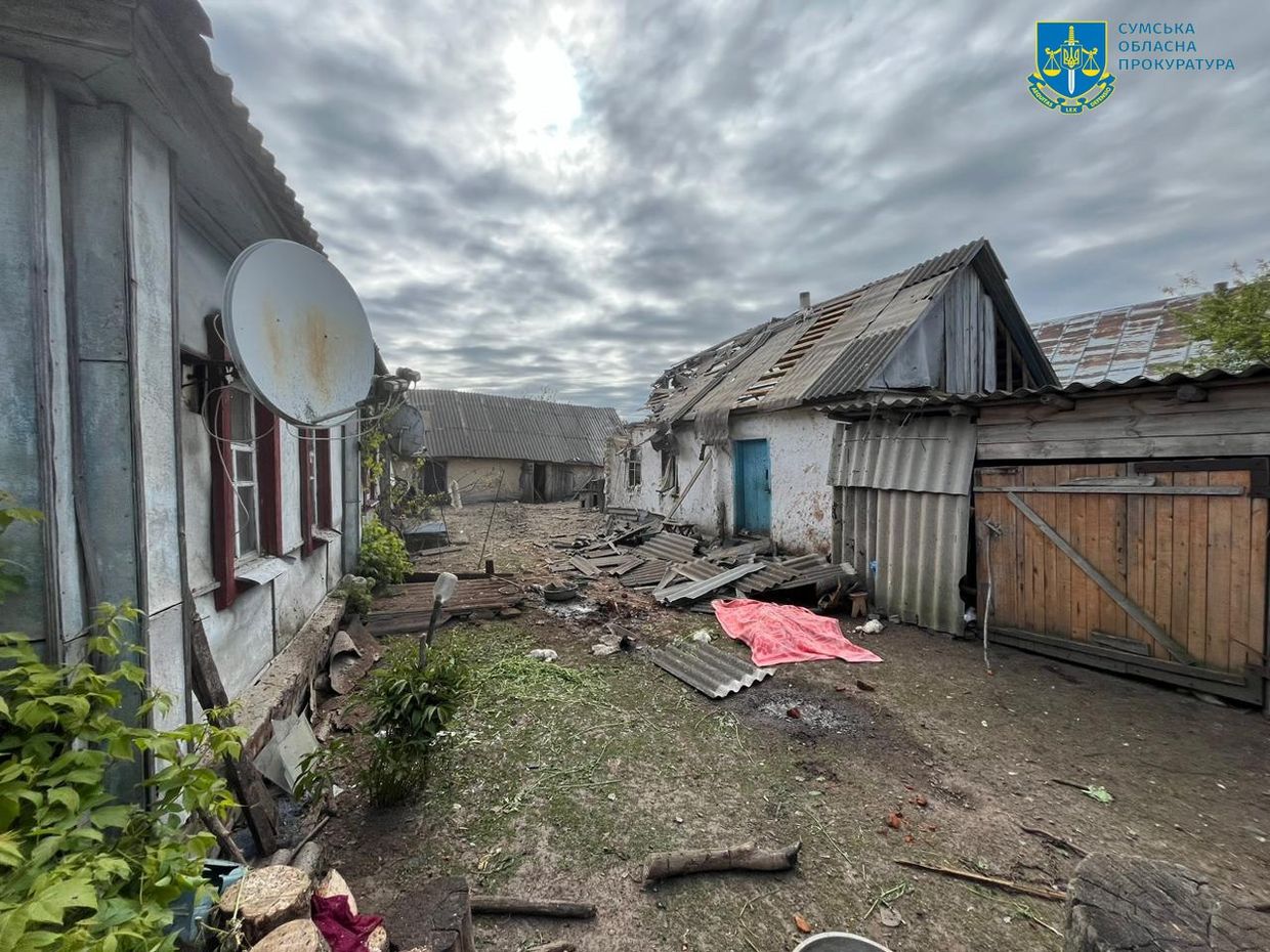 Russia's attack on Sumy Oblast kills civilian, injures 1