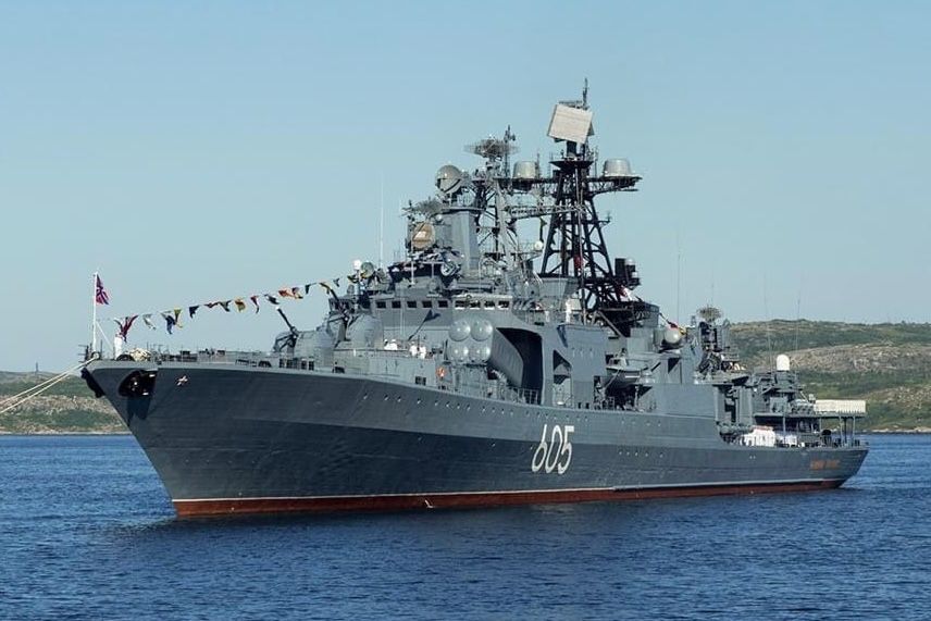 Russian ship Admiral Levchenko on fire in Barents Sea, Ukrainian official claims