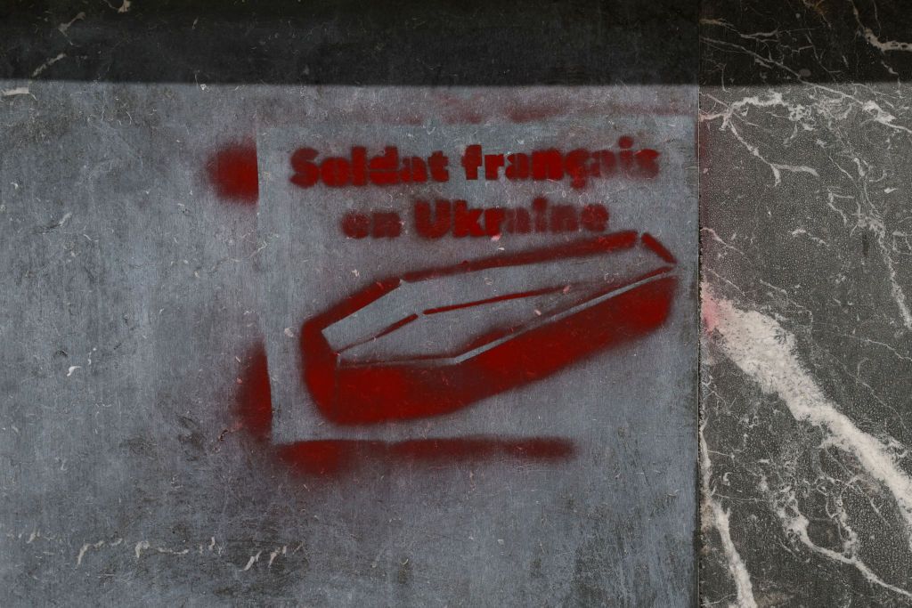 Moldovan citizens detained over graffiti warning against sending French soldiers to Ukraine