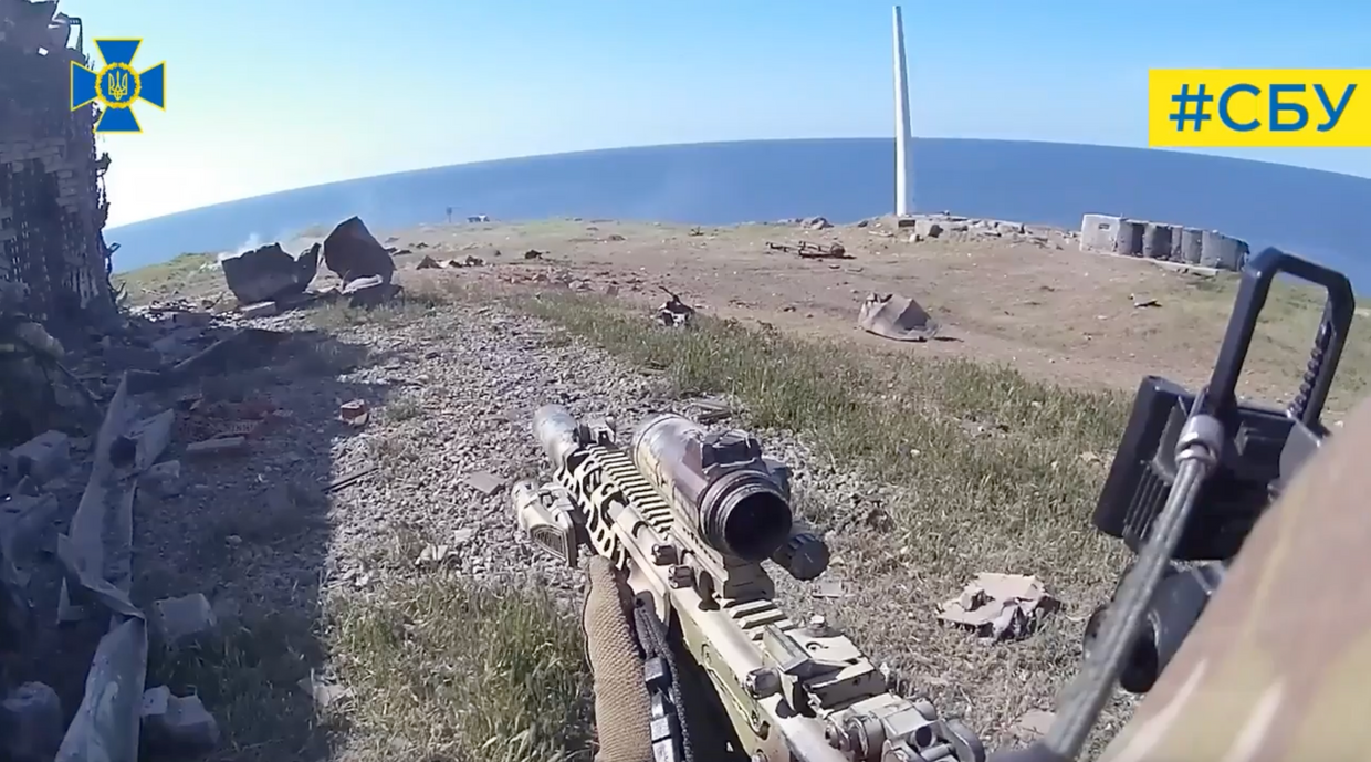 SBU releases new headcam footage of Snake Island liberation