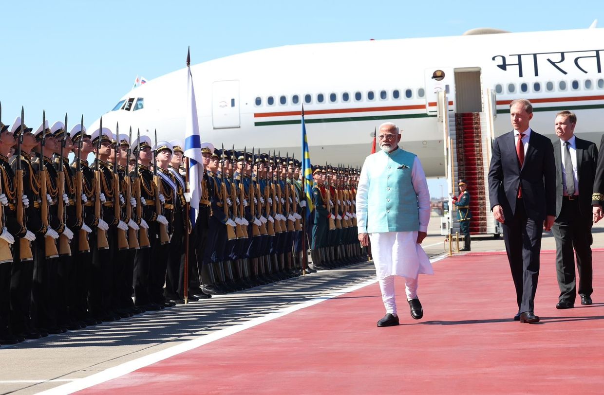Indian PM Modi arrives in Moscow in first visit to Russia since beginning of full-scale war
