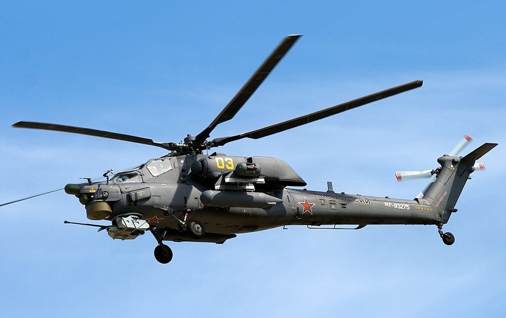 A Russian Air Force Mi-28 on Aug. 6, 2012.