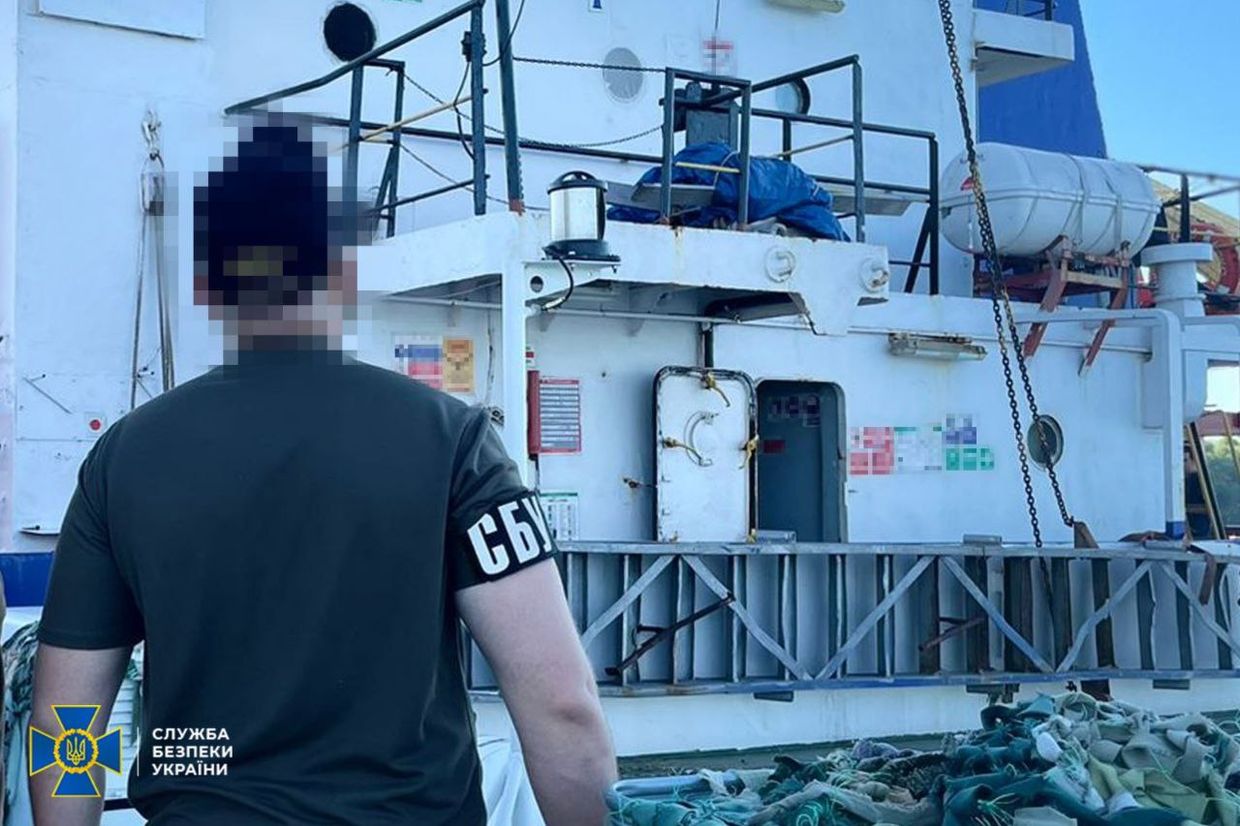 Kyiv detains cargo vessel for allegedly shipping Ukrainian grain from occupied Crimea