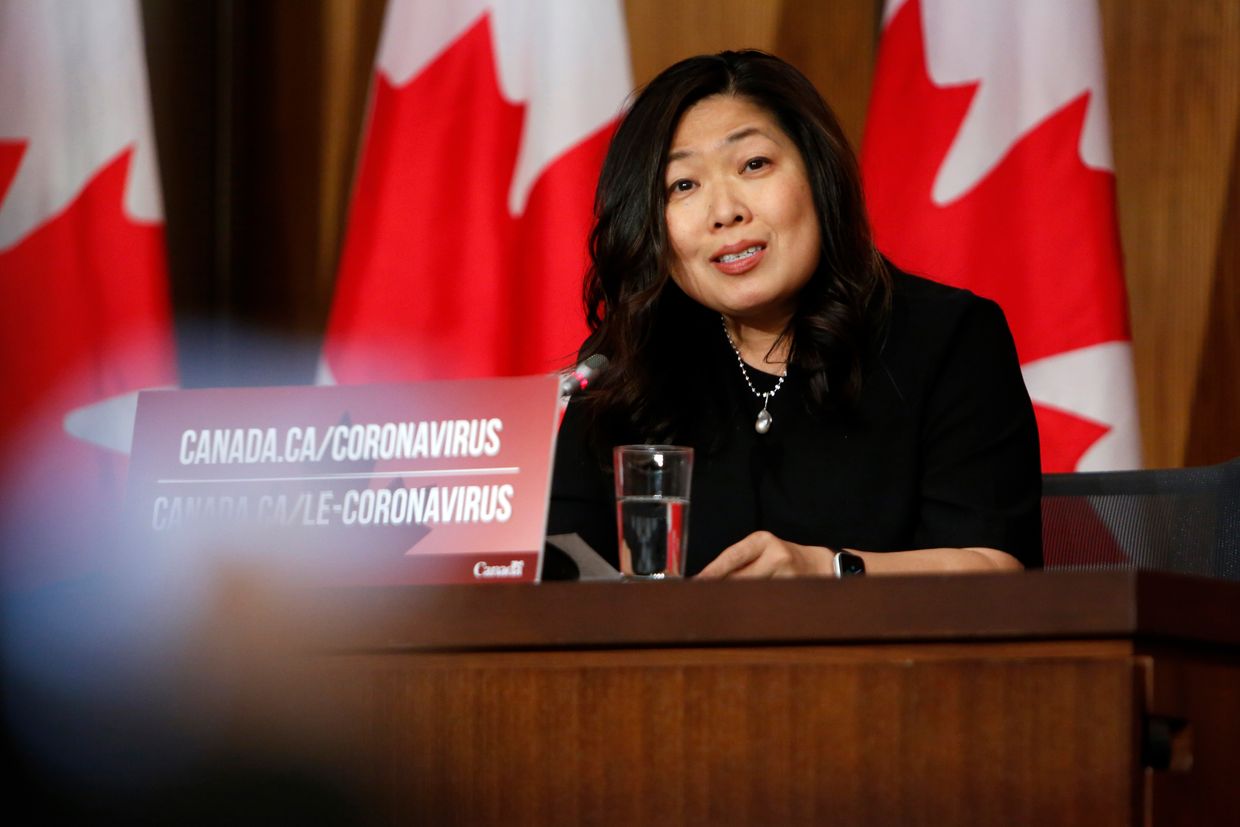 Mary Ng, Canada's international trade minister, speaks during a news conference in Ottawa, Ontario, Canada, on Oct. 20, 2020.