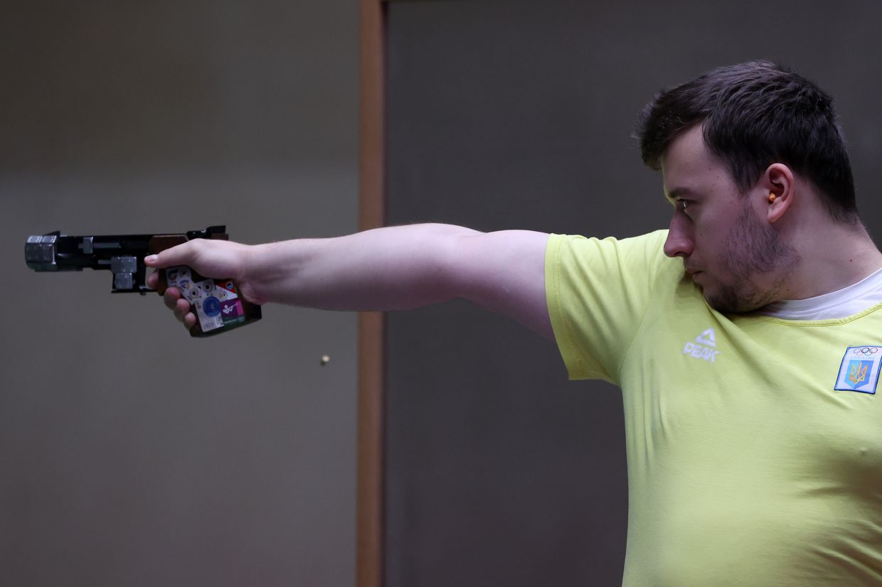 Ukrainian shooter Pavlo Korostyliov places 5th in men's 25 pistol Olympics final