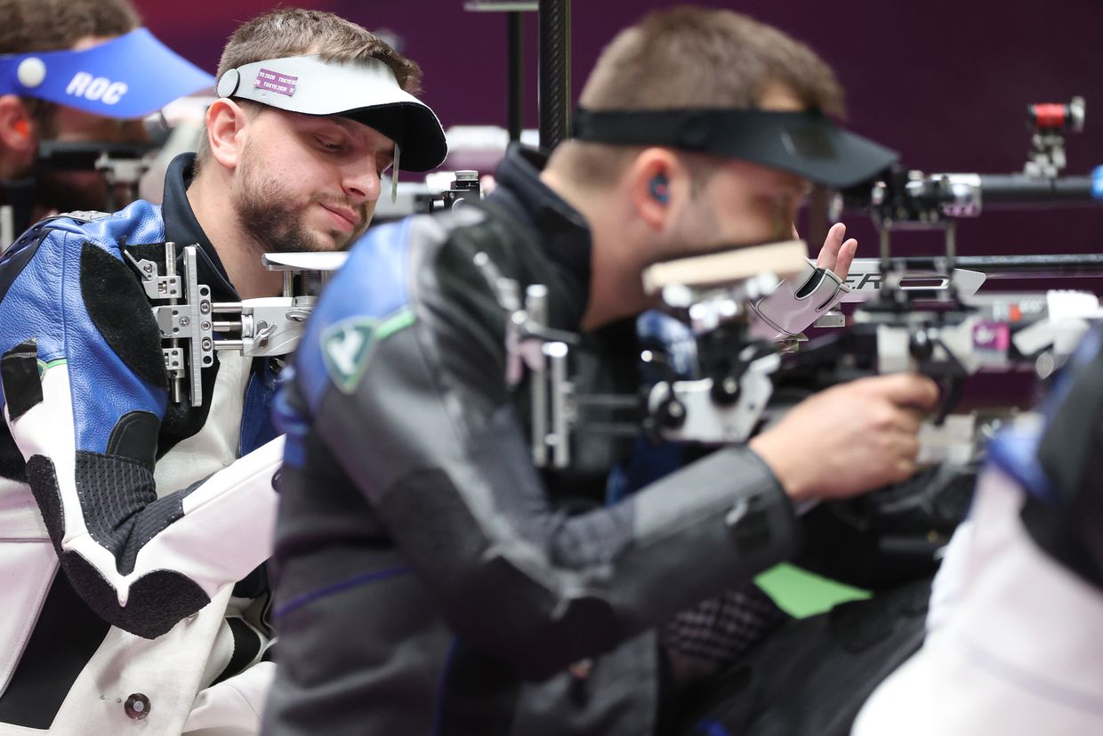 Ukrainian shooter Serhiy Kulish won a silver medal in the 50m rifle three positions event at the Paris Olympics.