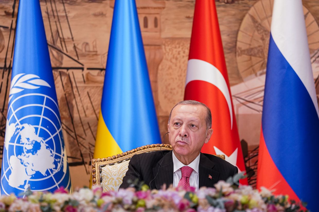 Turkish president to propose freezing Ukraine front line, Bloomberg reports