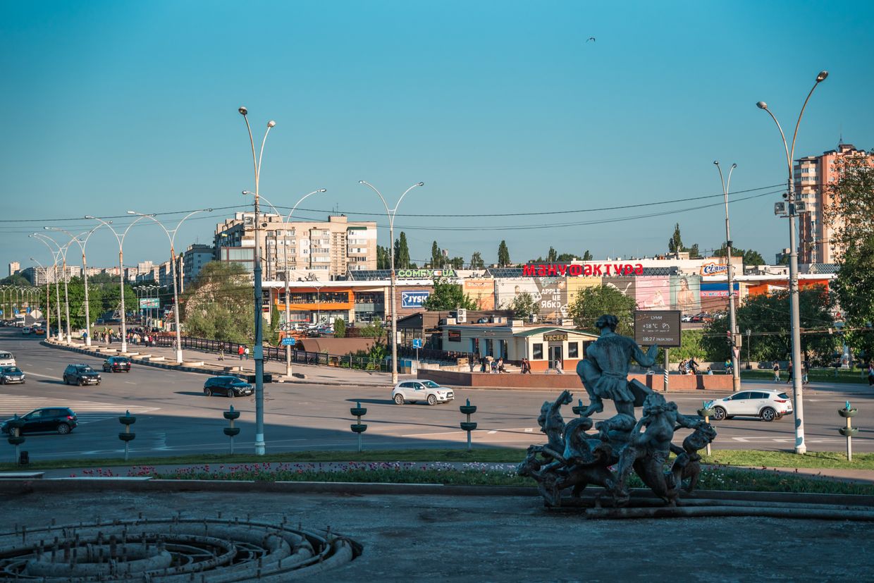 Sumy hospital damaged in Russian missile attack, blackouts reported