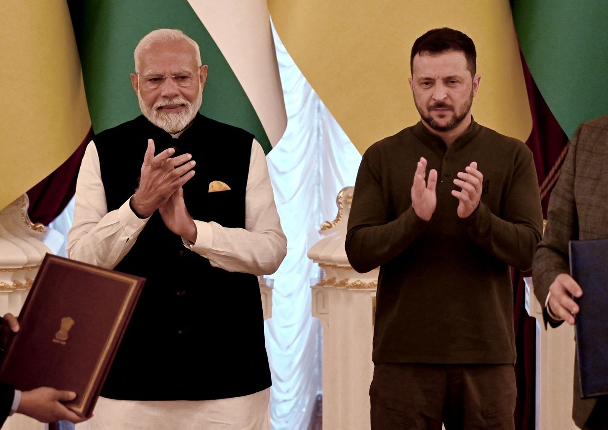 India, Ukraine approve four cooperation agreements, Zelensky says