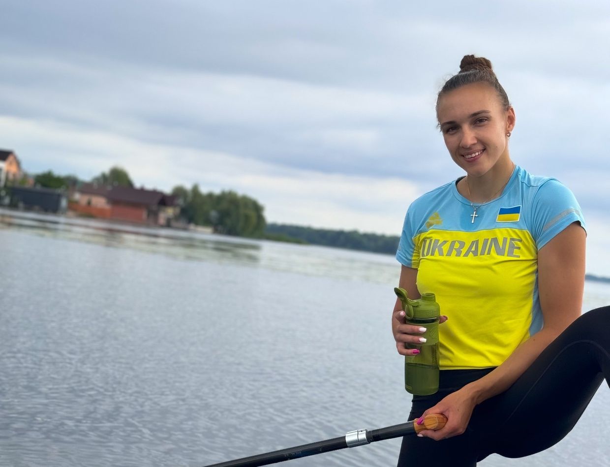 Canoeist forced to hide 'I am Ukrainian' inscription during Olympics, sponsor says