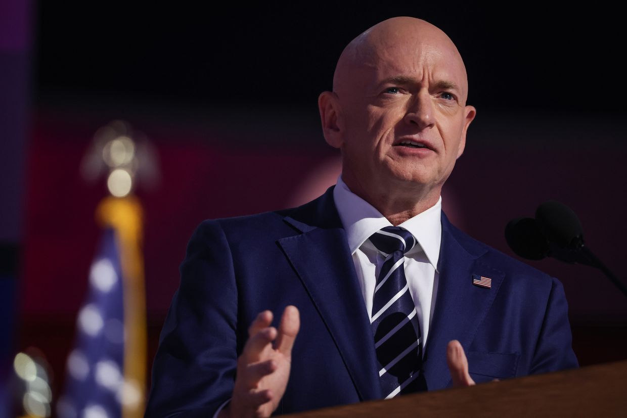 US needs to reconsider weapons restrictions, Senator Mark Kelly says