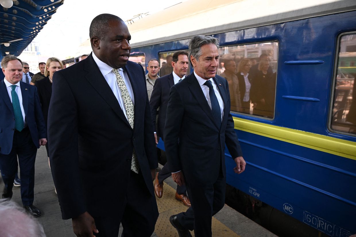 Blinken, Lammy visit Ukraine as Kyiv awaits decision on long-range strikes