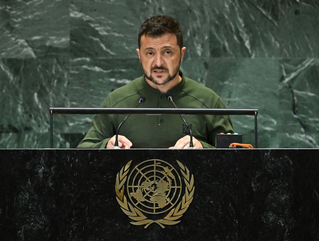 Russia and its 'accomplices' want to disrupt global unity, Zelensky tells UN