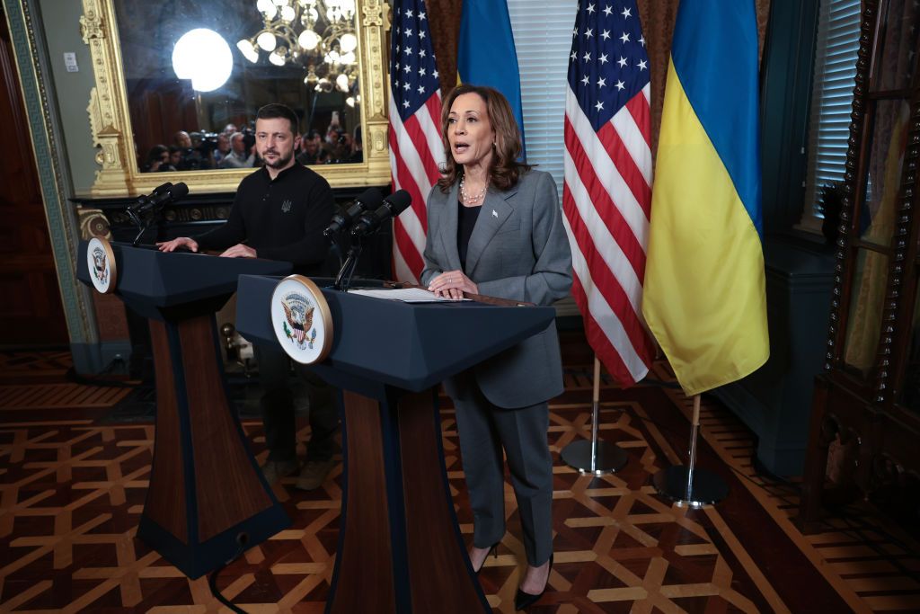 Harris criticizes calls for concessions from Ukraine during joint press conference with Zelensky in Washington