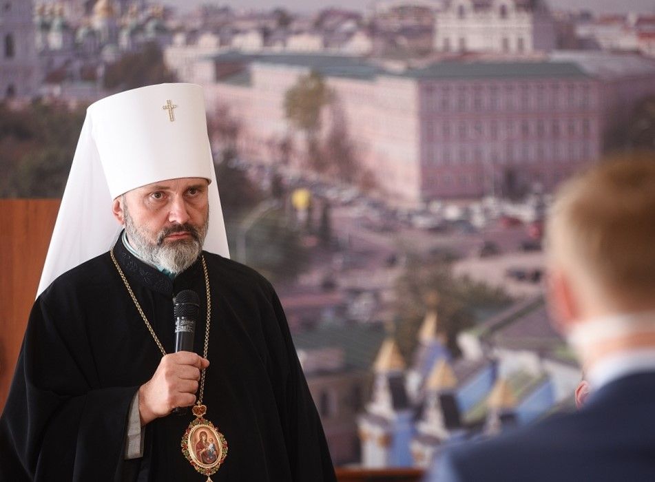 Ukrainian bishop of Crimea who serves in military assaulted in Kyiv