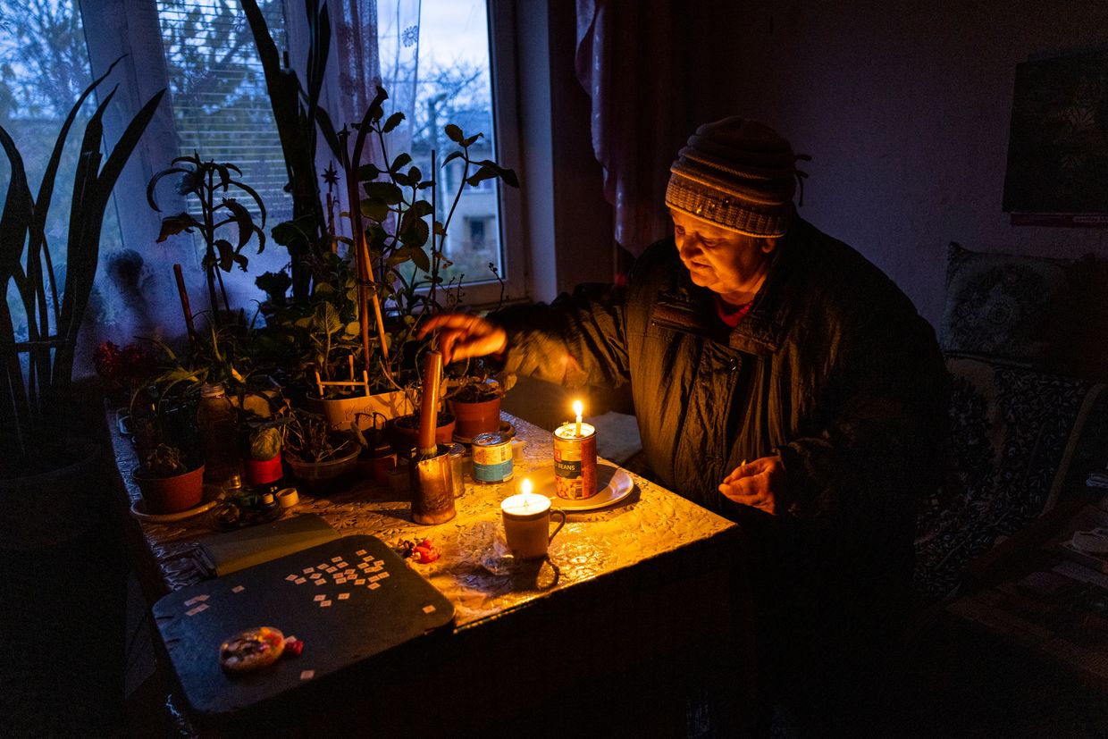 Large-scale power outages reported in Ukraine's south