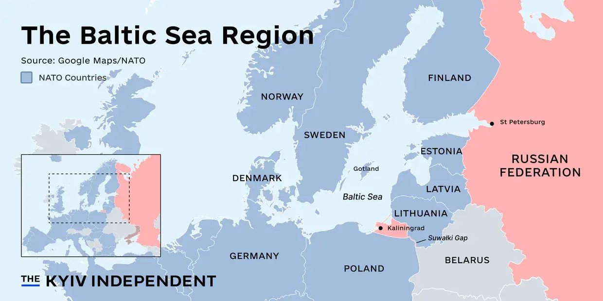 The map shows the Baltic Sea Region.