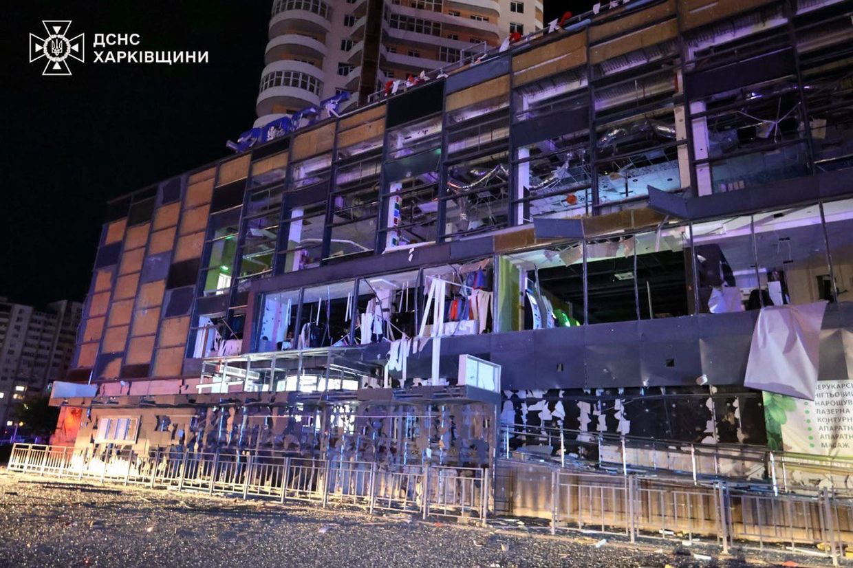 Russia attacks supermarket in Kharkiv, injures 15