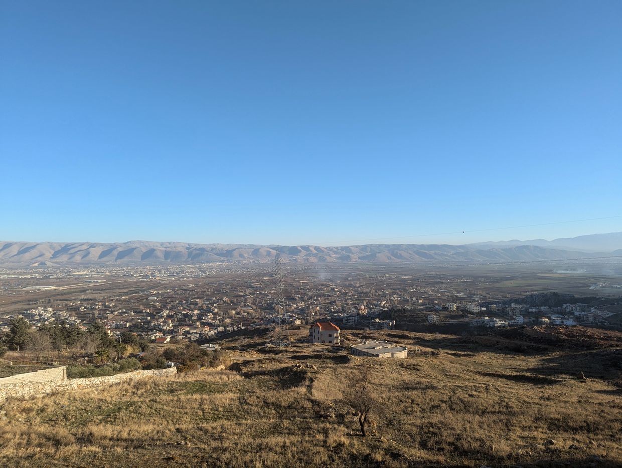 Bekaa Valley, Lebanon. Dec. 20, 2024. 