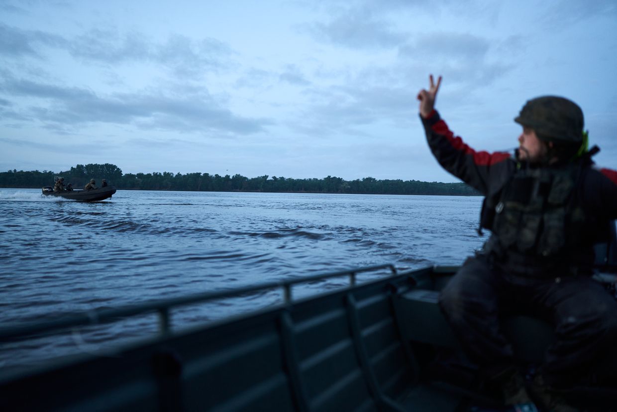 On a forgotten part of the front line, Russian forces mass for assault on Dnipro islands