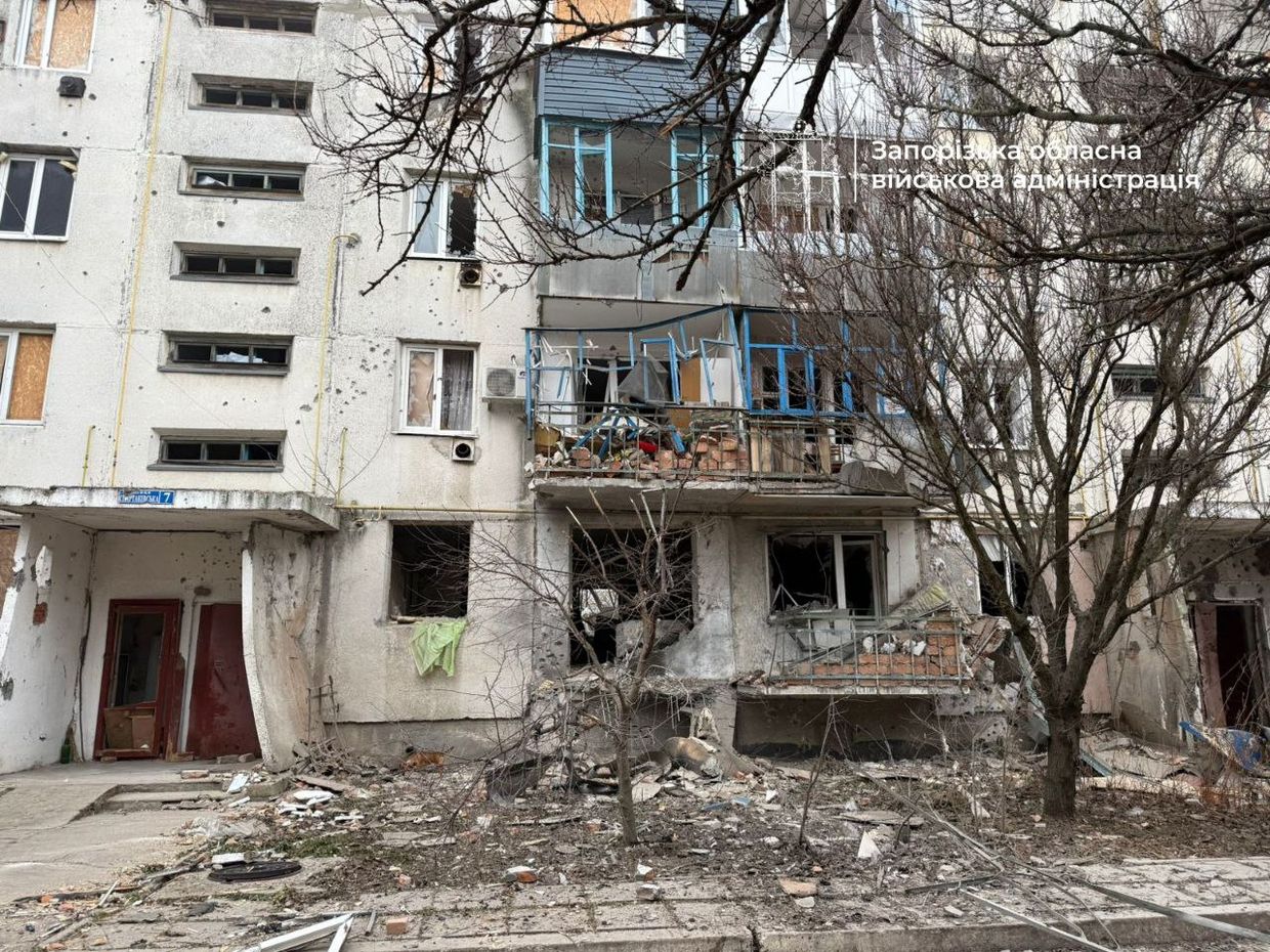 Russian strike kills civilian in Zaporizhzhia Oblast