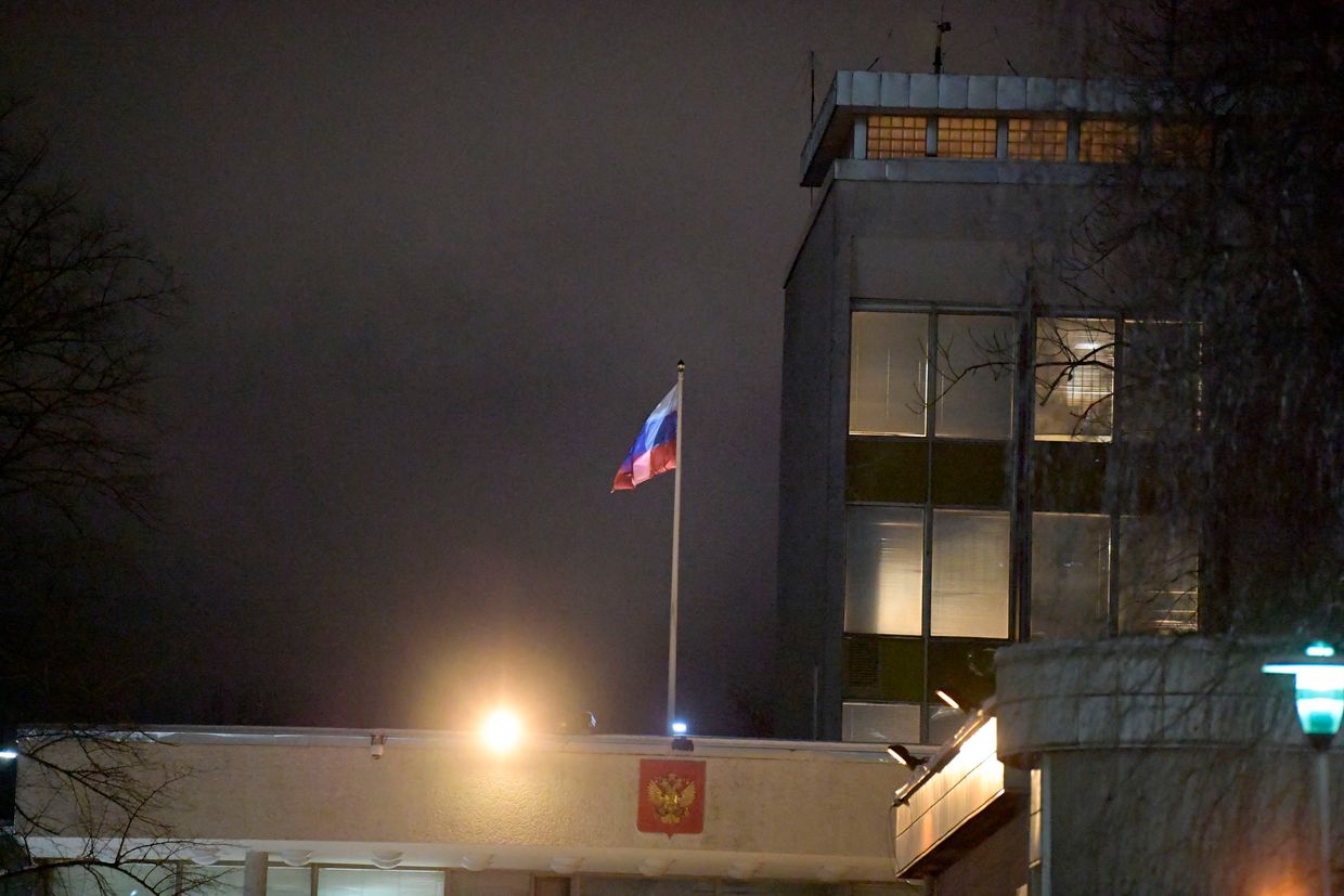 Swedish police detain man for trying to drive car into Russian Embassy grounds