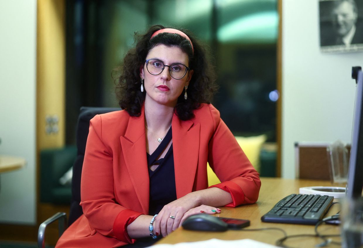 Liberal Democrat MP Layla Moran in her Westminster office, London, on Dec. 18, 2023. 