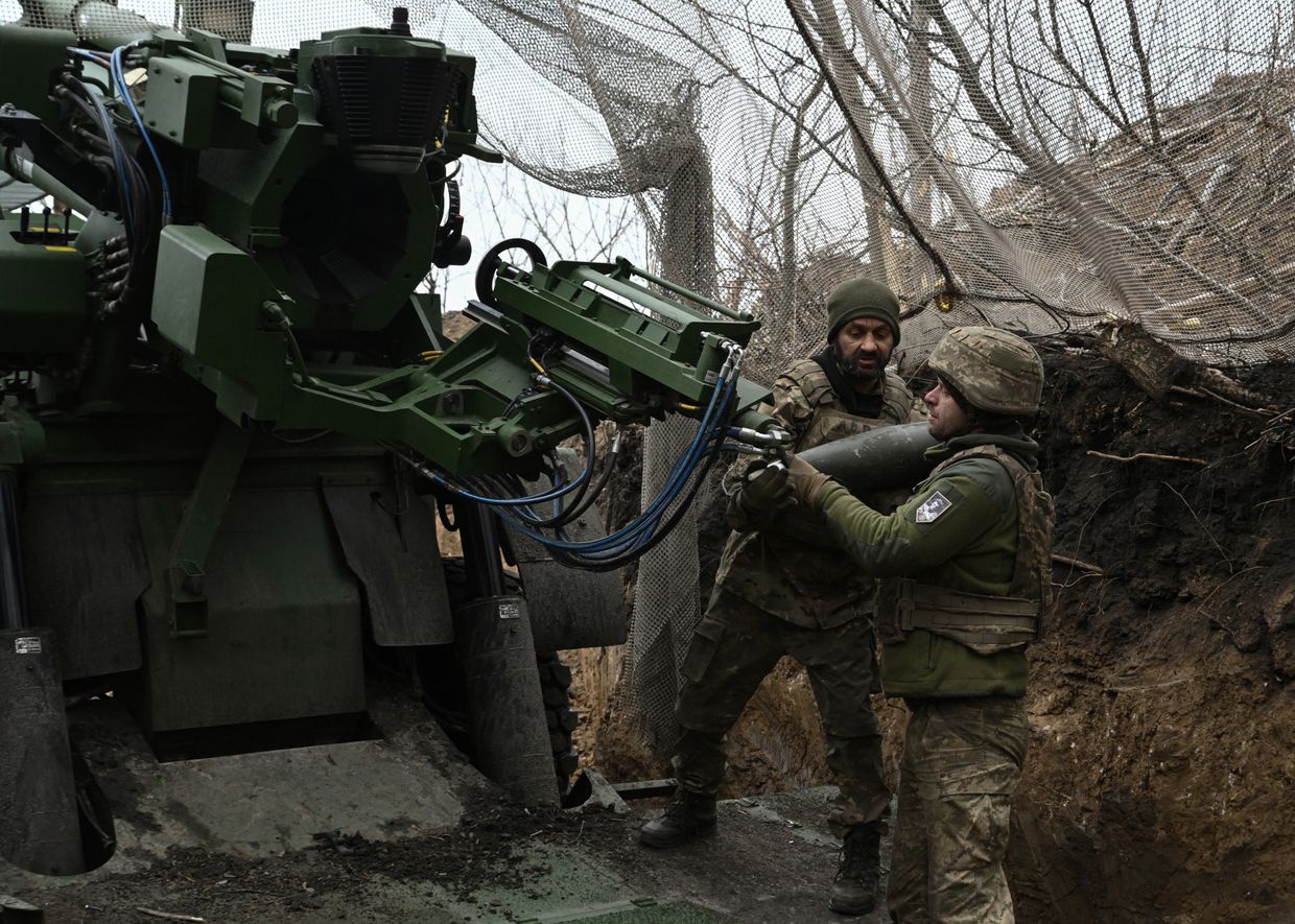  ChatGPT said: ChatGPT Ukrainian artilleryman from the 155th Brigade prepares to fire a French Caesar howitzer at Russian positions in Donetsk Oblast, Ukraine, on Jan. 6, 2025.