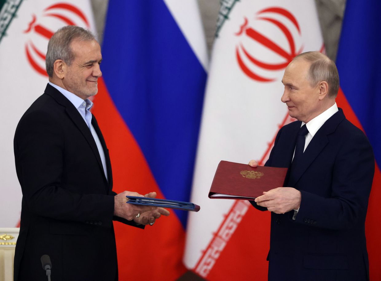 Putin, Pezeshkian sign strategic Russia-Iran partnership agreement in Moscow