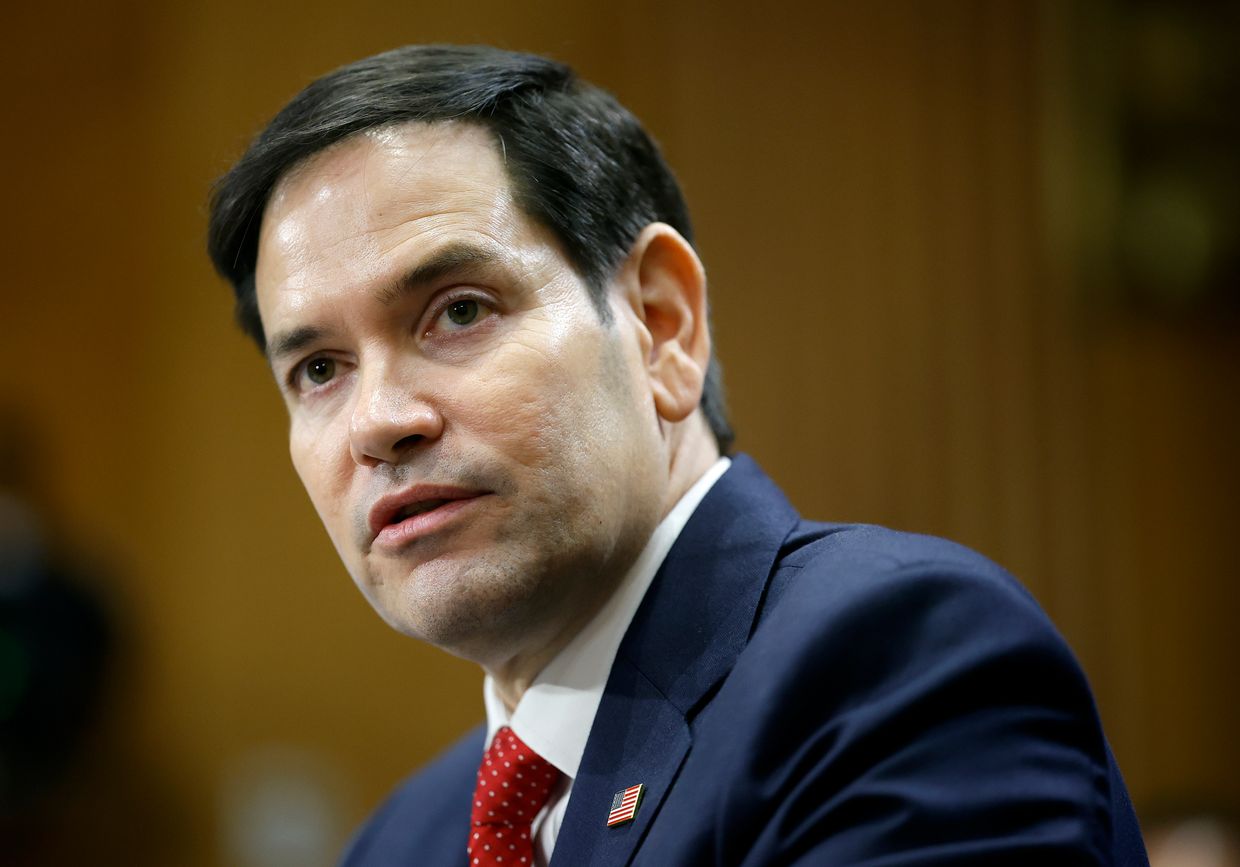  Sen. Marco Rubio, nominee for Secretary of State, testifies at his confirmation hearing in Washington, DC, on Jan. 15, 2025.