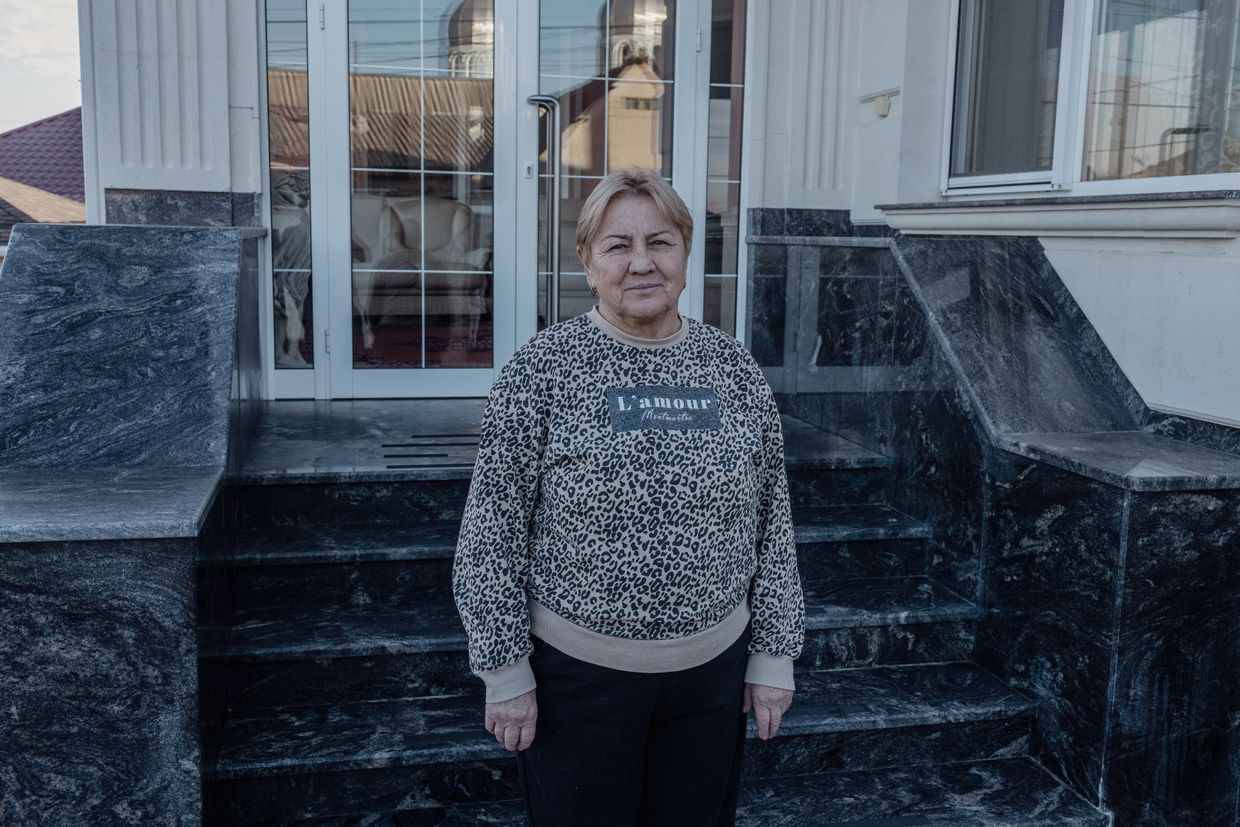 Tamara Cara at her house in Varniţa, Moldova on Jan. 8, 2025.