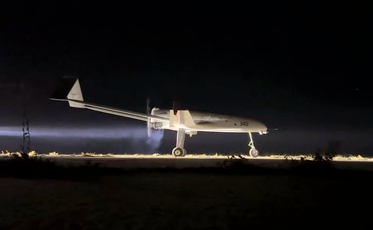 Screenshot from a video allegedly showing the launch of AN-196 Lyuty. 