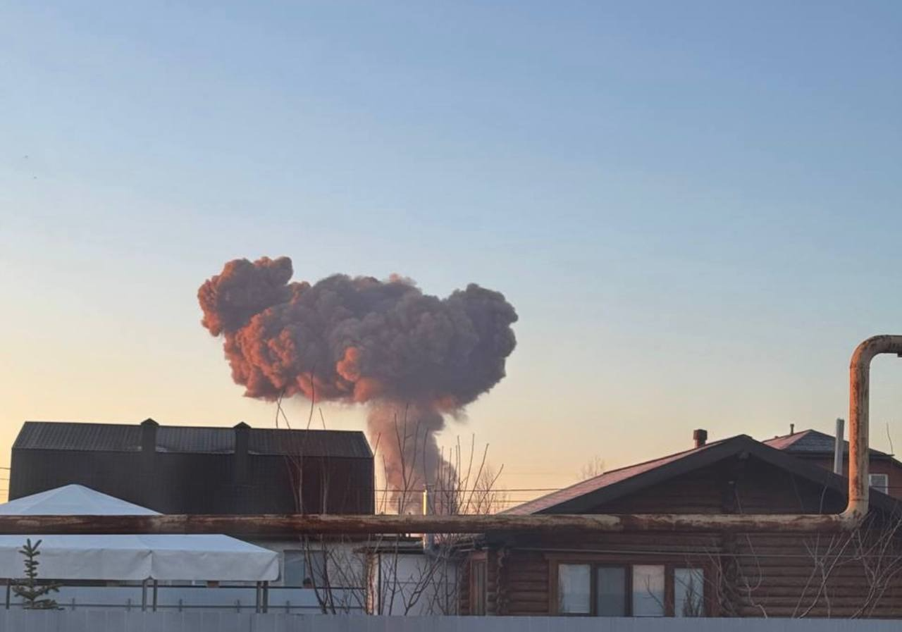 Russia's Engels air base ablaze after Ukrainian drone strike, Kyiv says