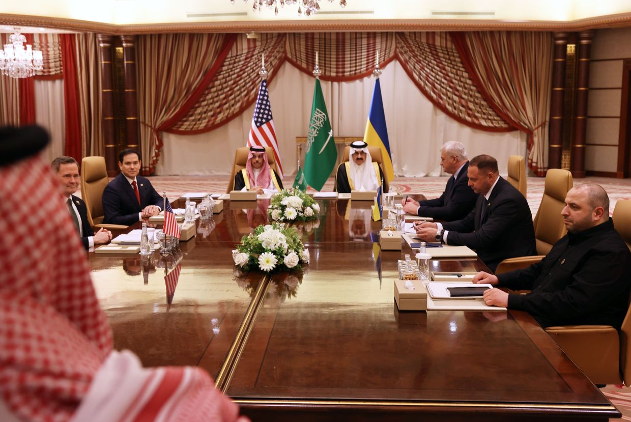 US, Ukrainian delegations hold 'technical' talks in Saudi Arabia to discuss partial ceasefire