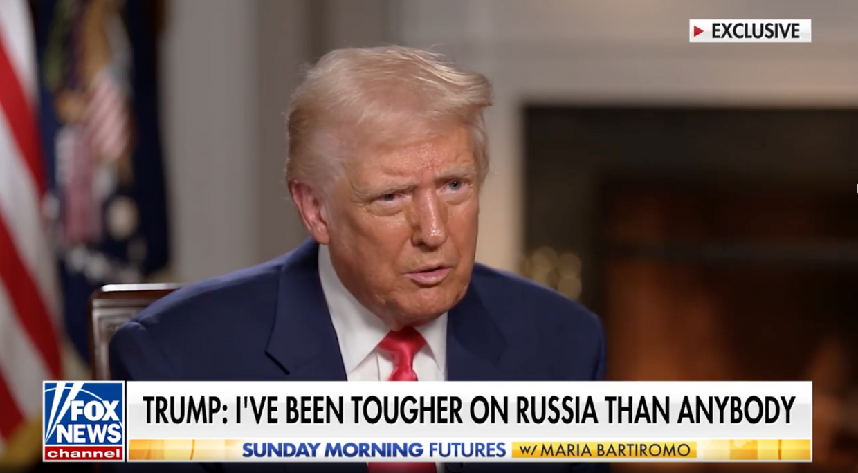 'Nobody has been tougher on Russia,' Trump says