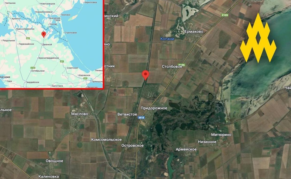 Ukrainian partisans sabotage railway line in occupied Crimea, group claims