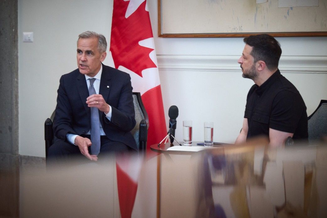 Canadian PM Carney reaffirms support for Ukraine in first meeting with Zelensky