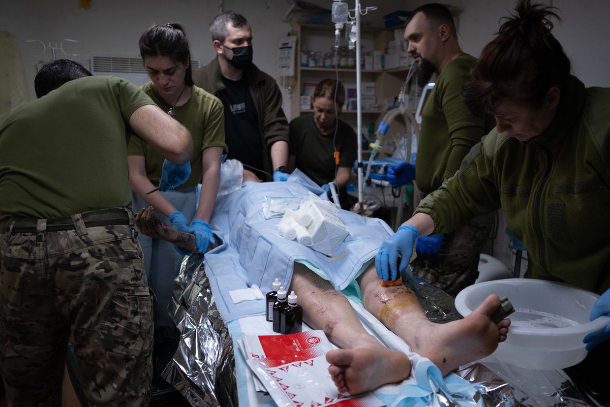 A night with the medics of Ukraine's 3rd Assault Brigade on Kharkiv Oblast front