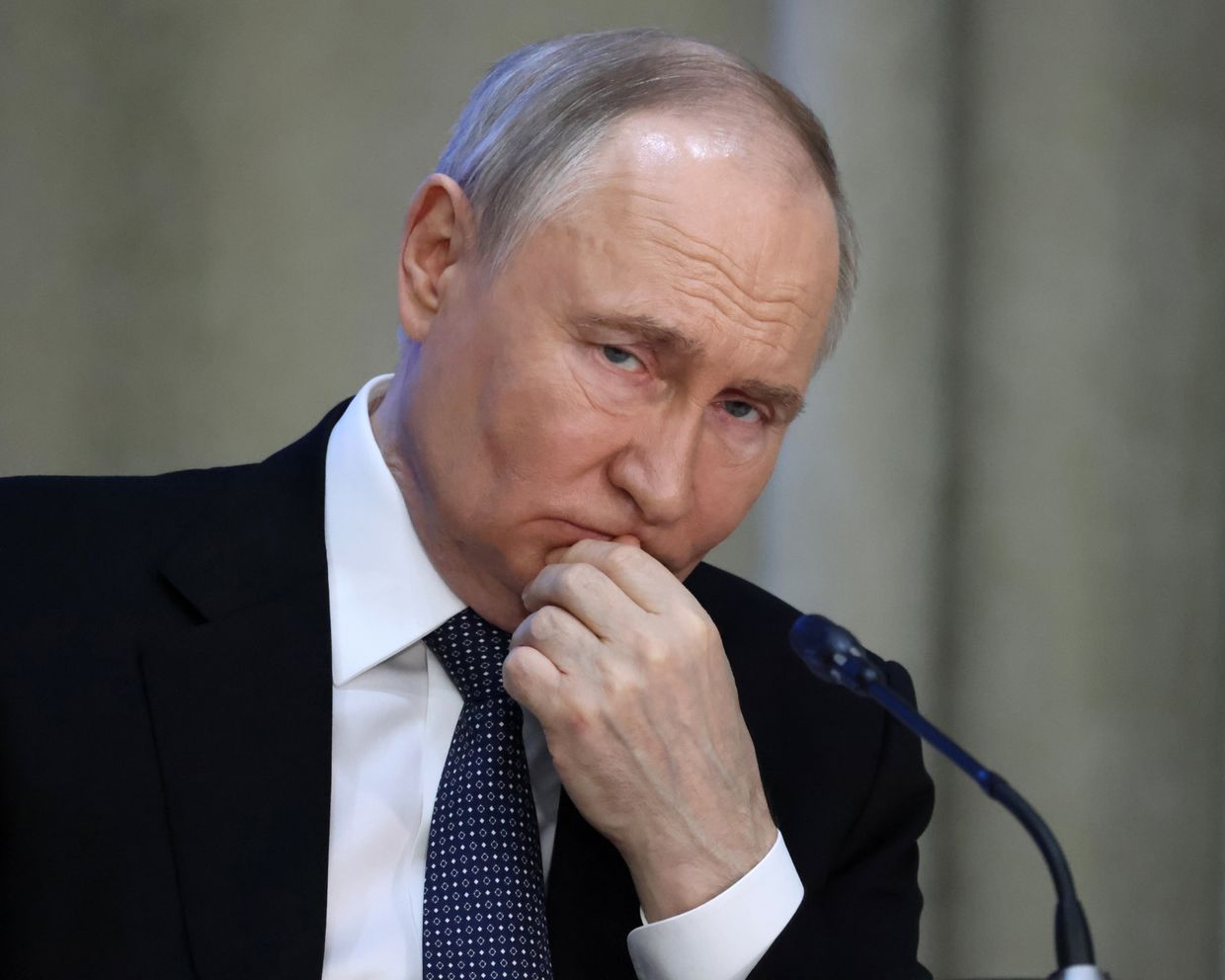 Russian President Vladimir Putin in Moscow, Russia, on March 19, 2025. 