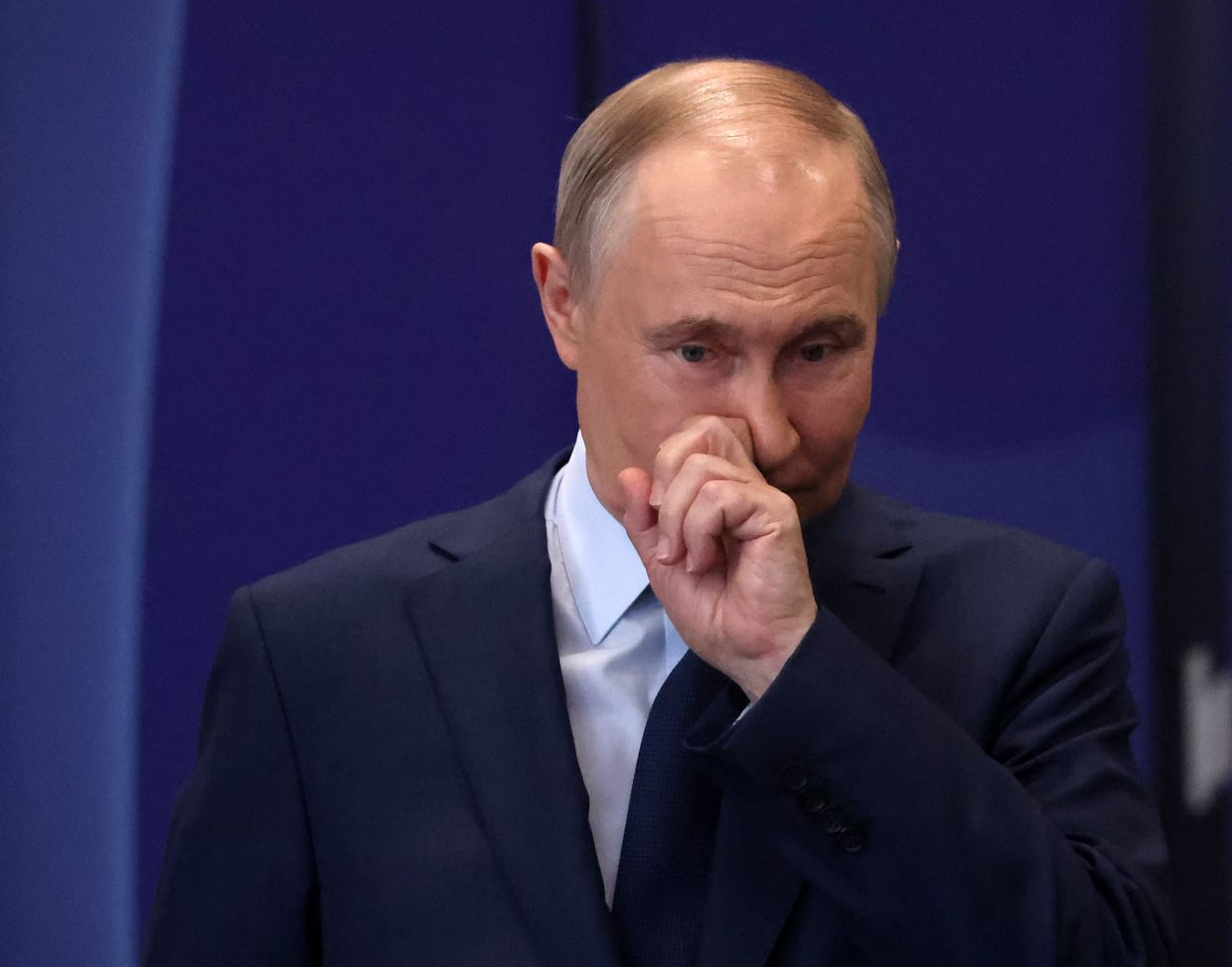 Russian President Vladimir Putin in Moscow, Russia, on April 16, 2025.