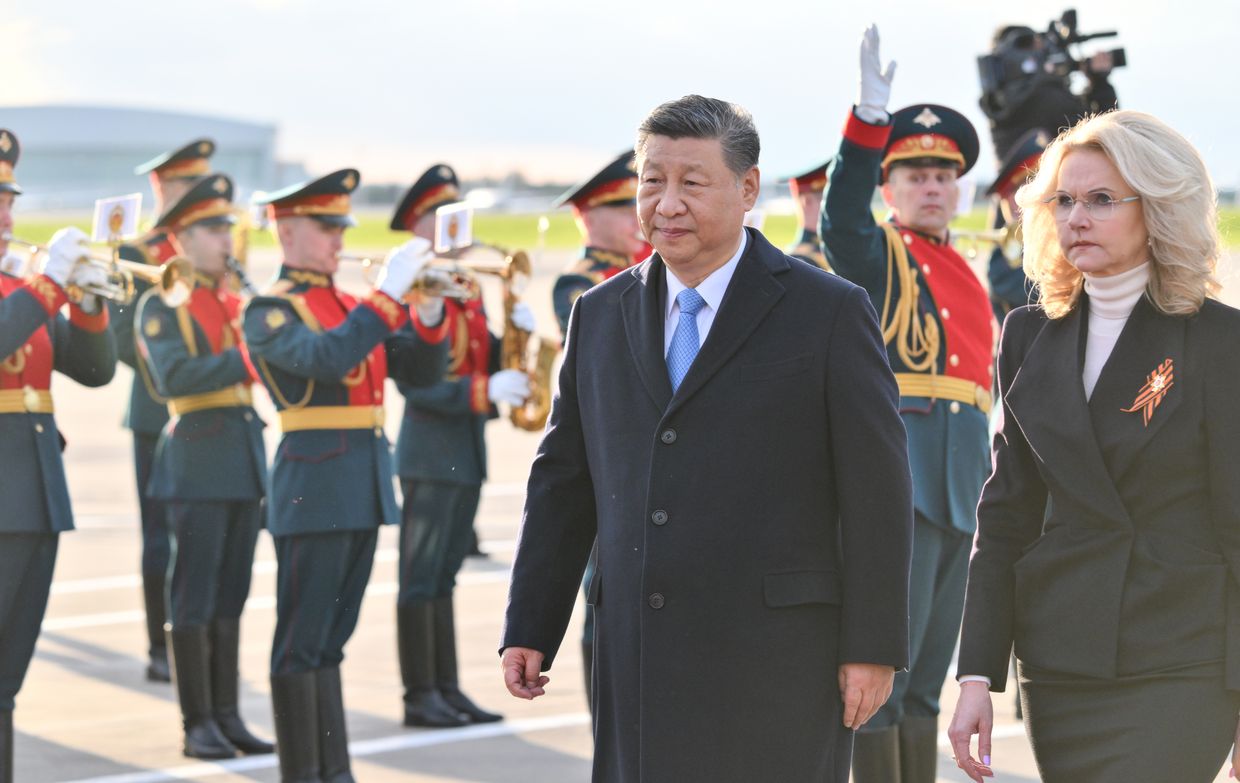 China's Xi arrives in Moscow ahead of Russia's Victory Day parade, meets with Putin