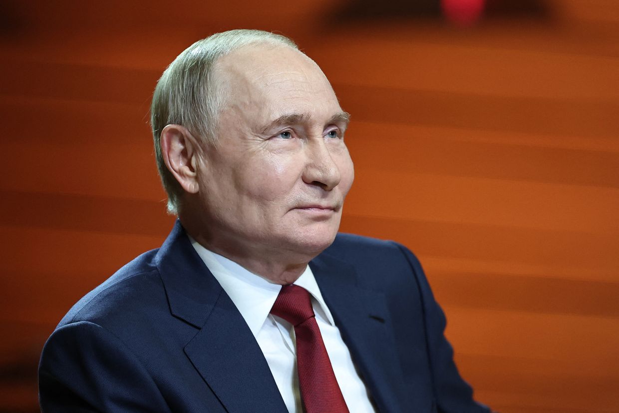 Russian President Vladimir Putin in Sochi, Russia, on May 19, 2025,