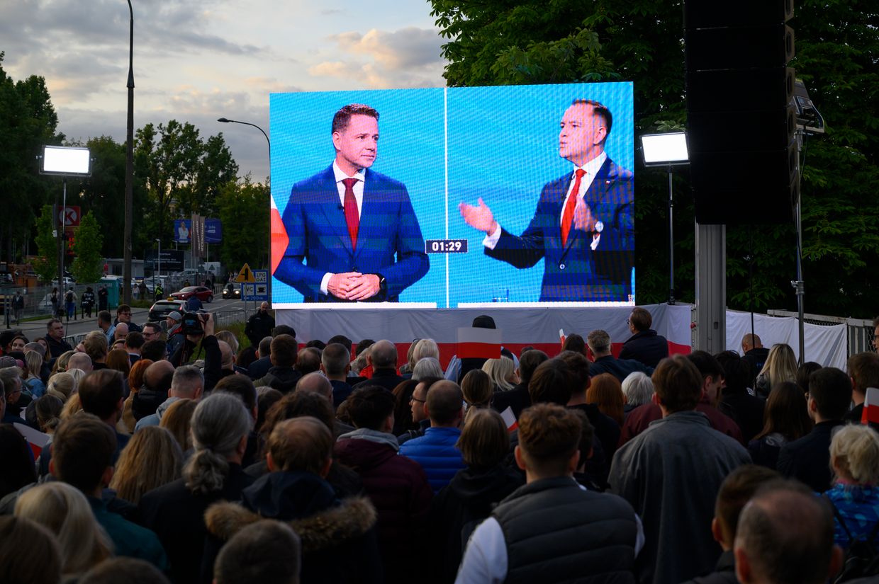 Poland's presidential debate: Trzaskowski slams Nawrocki over 'Putin's language' on Ukraine's NATO bid